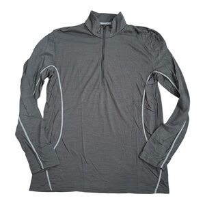 Icebreaker Merino Gray Quarter-Zip